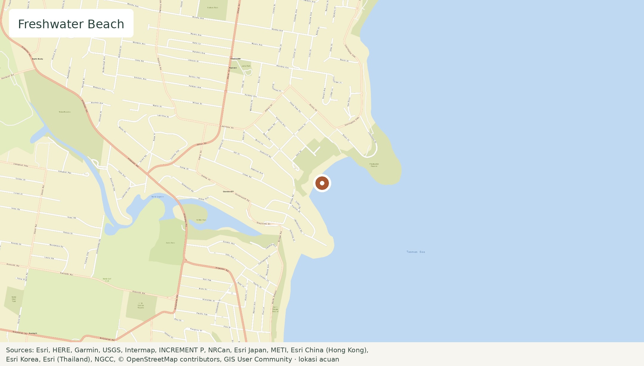 Peta Freshwater Beach