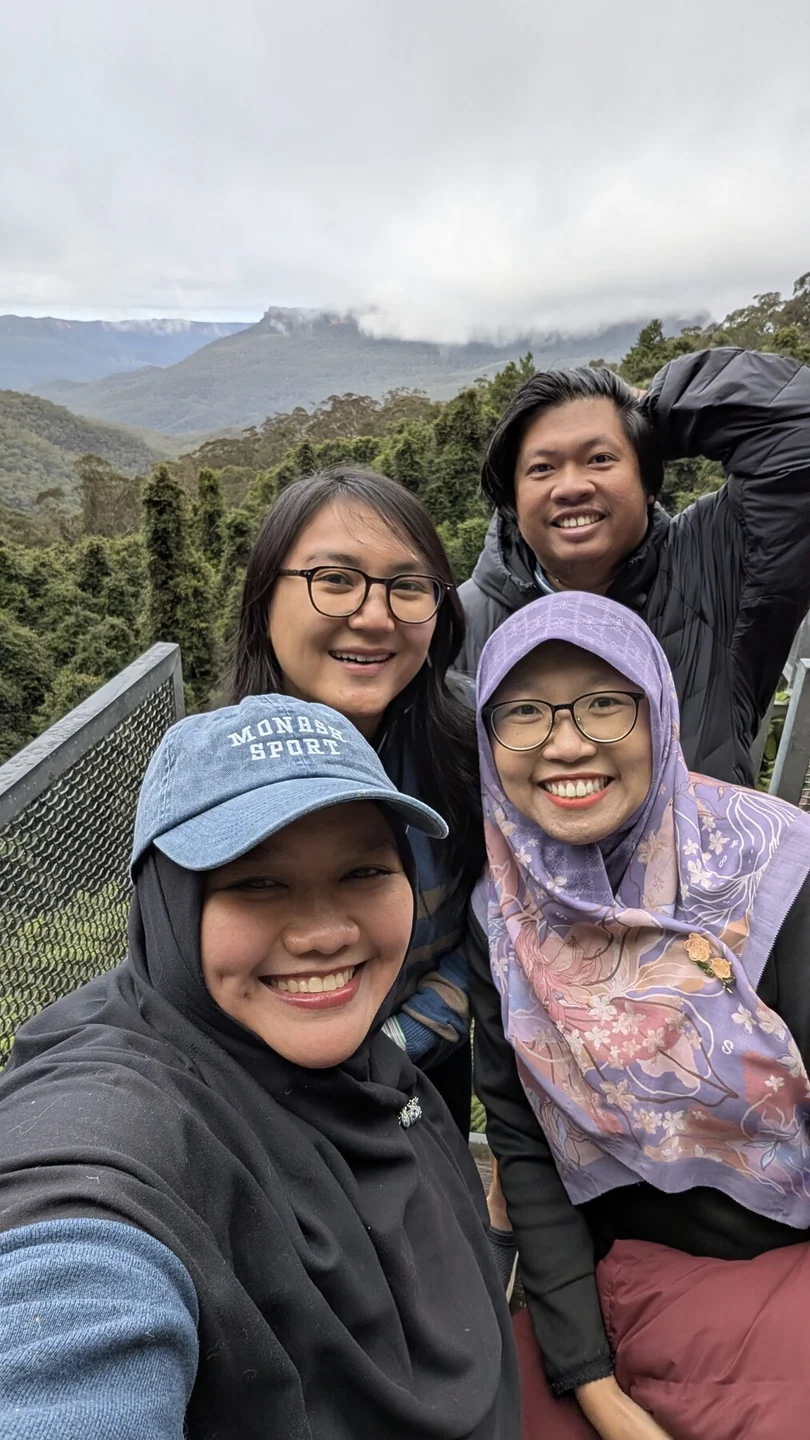 Masih mendampingi rombongan Kemenkeu