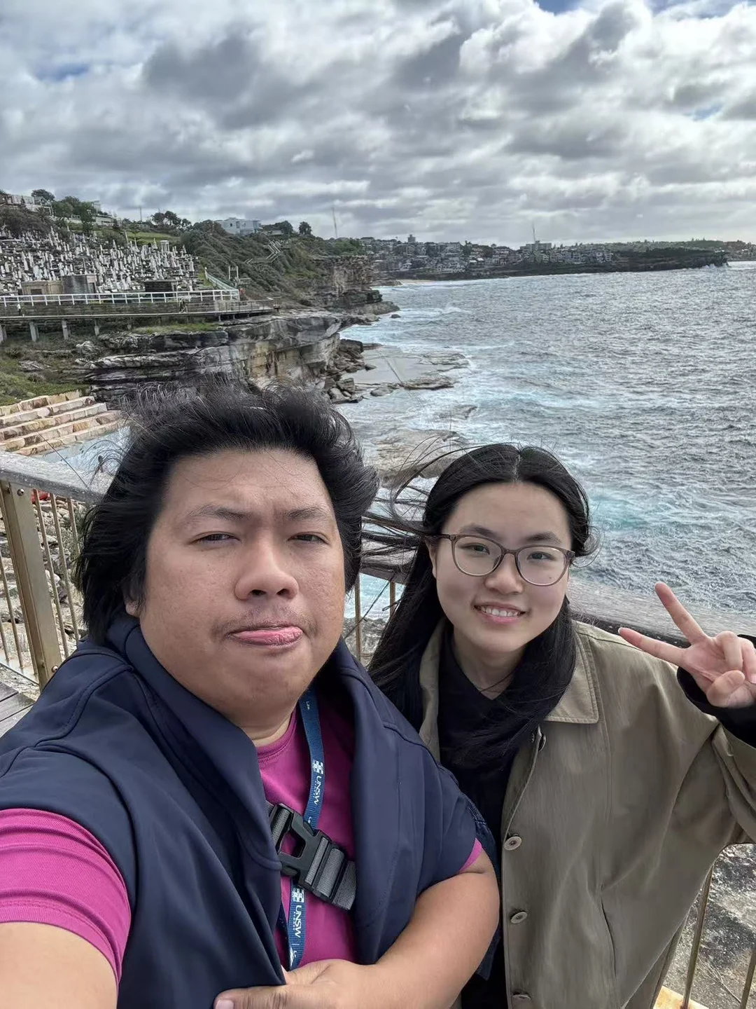 Coastal walk pagi terakhir bersama Allison