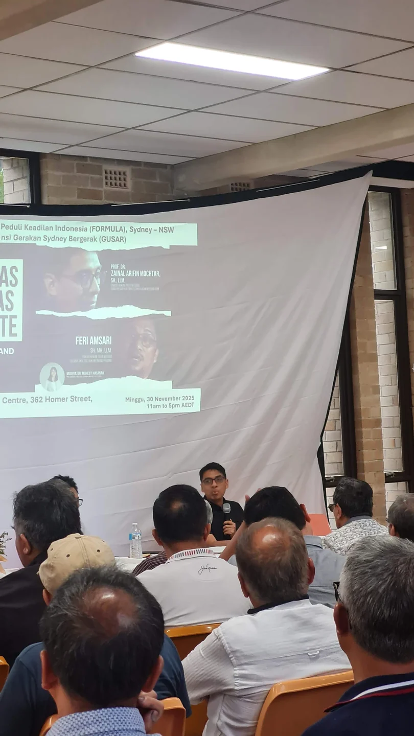 Dari Sydney, tetap membahas Indonesia