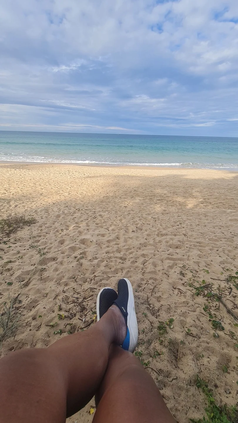 Facing the sea