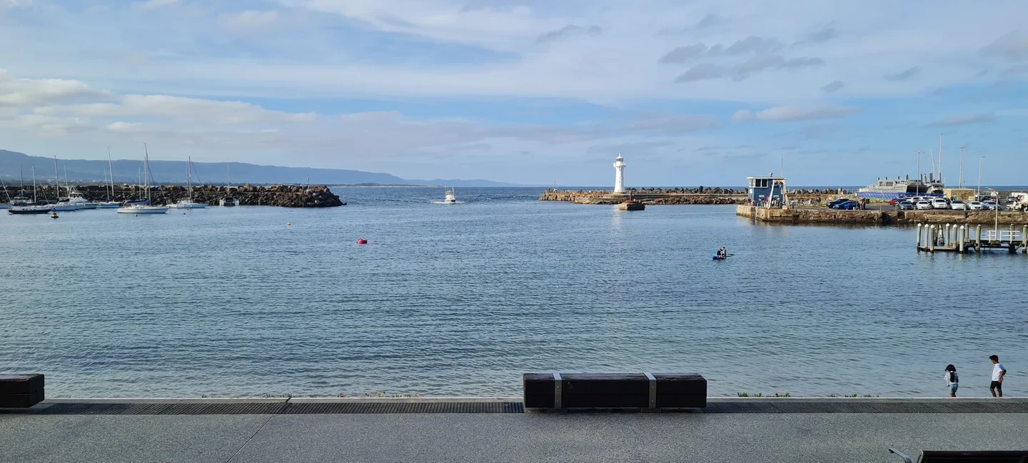 Berhenti di Wollongong Harbour