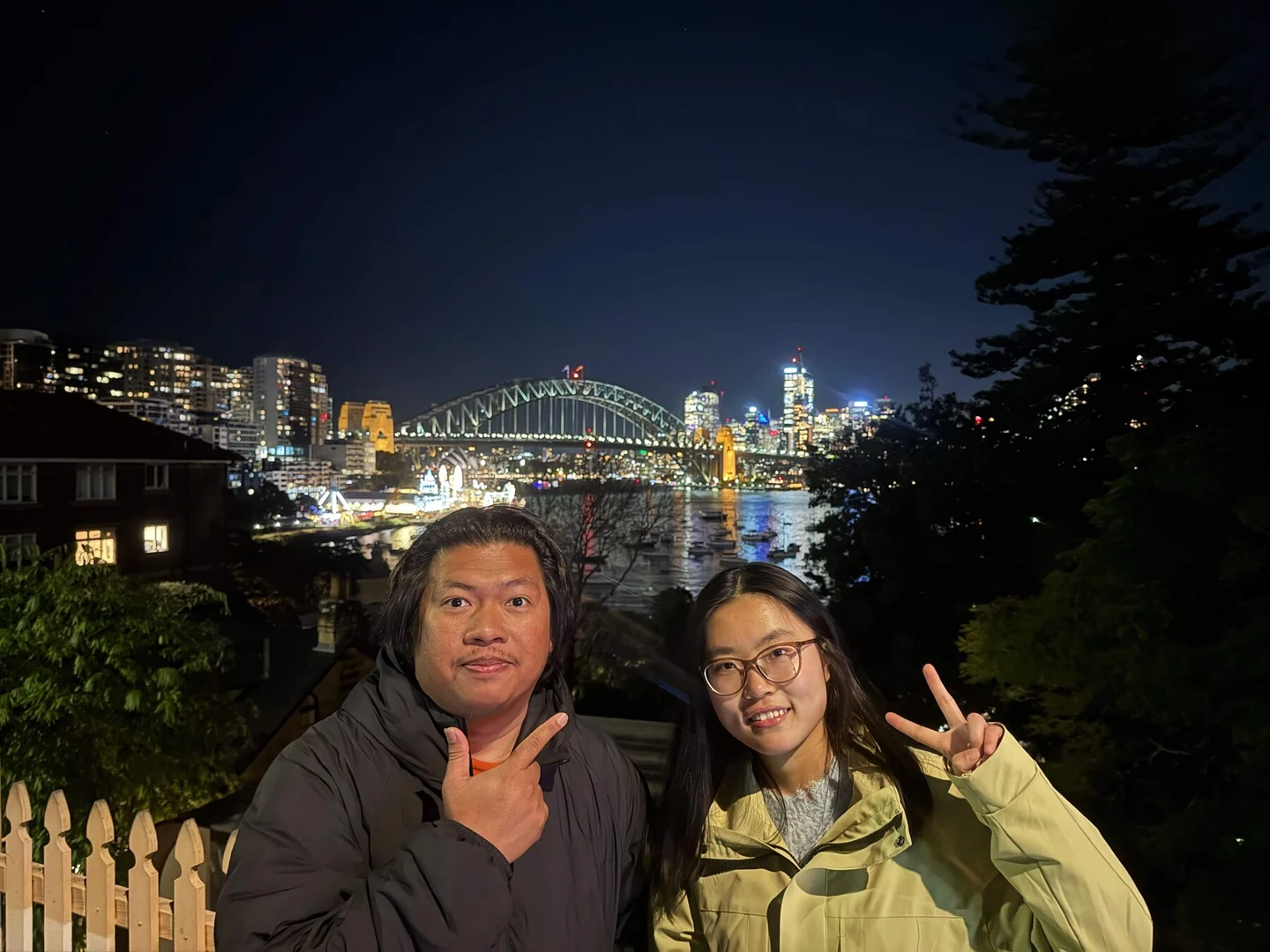 Jalan malam sebelum Allison pulang