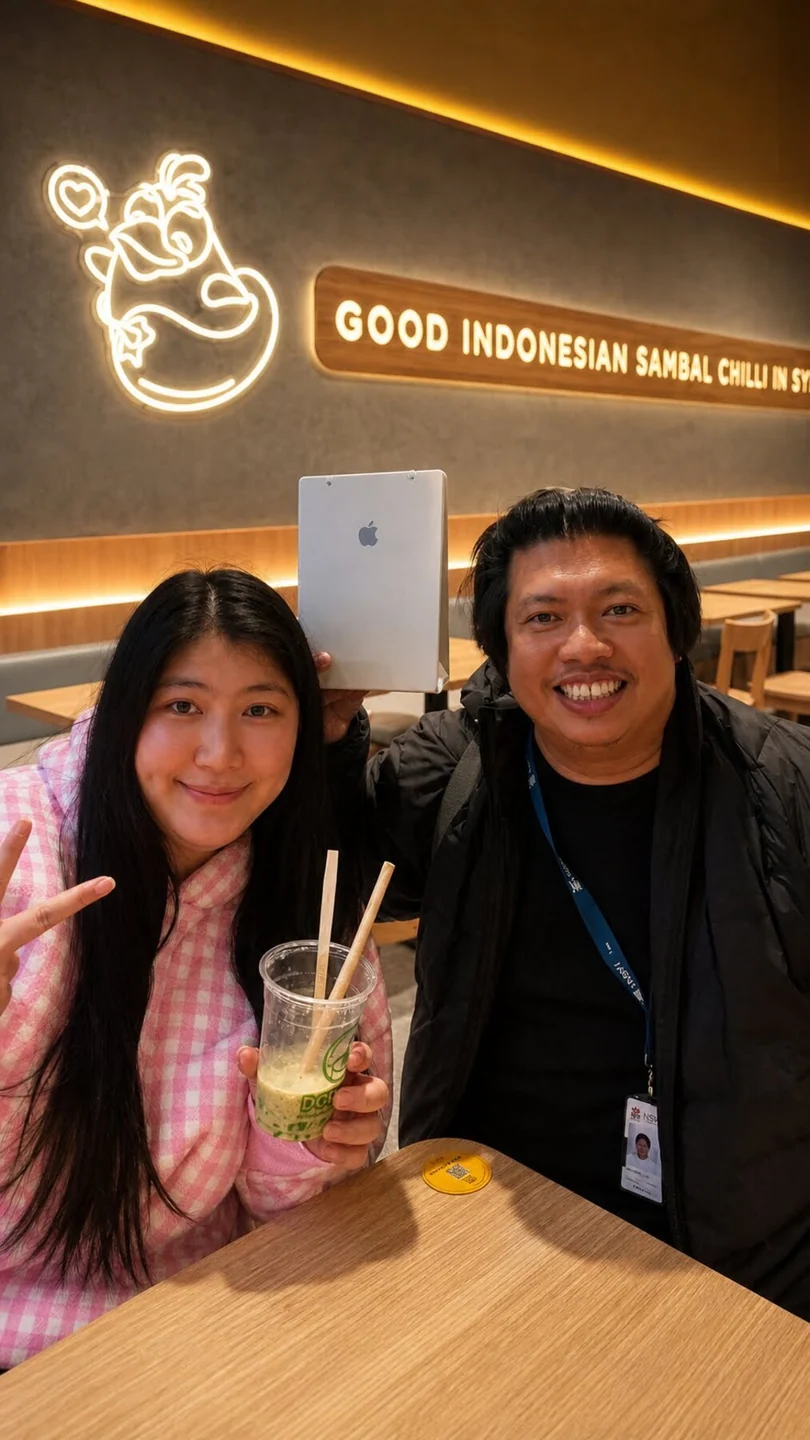 Hadiah kelulusan dari Aye