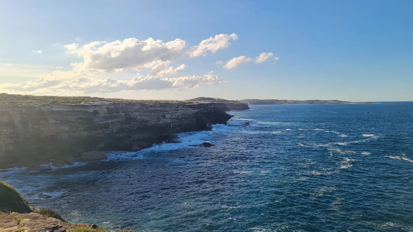 Cape Solander, lautnya terbuka lebar