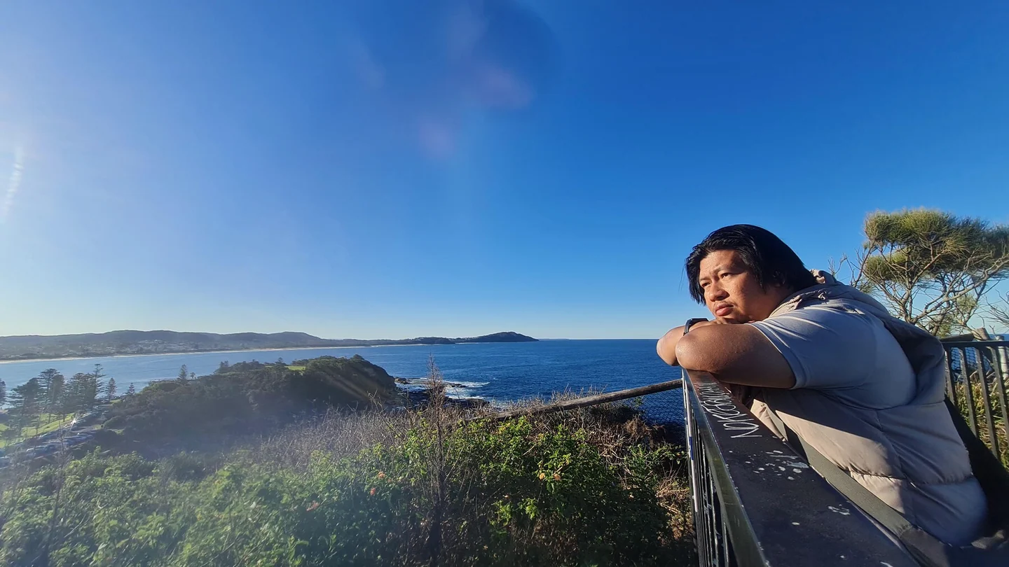 Terrigal dari tempat yang lebih tinggi