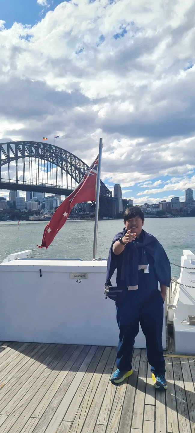 Makan siang di Sydney Harbour