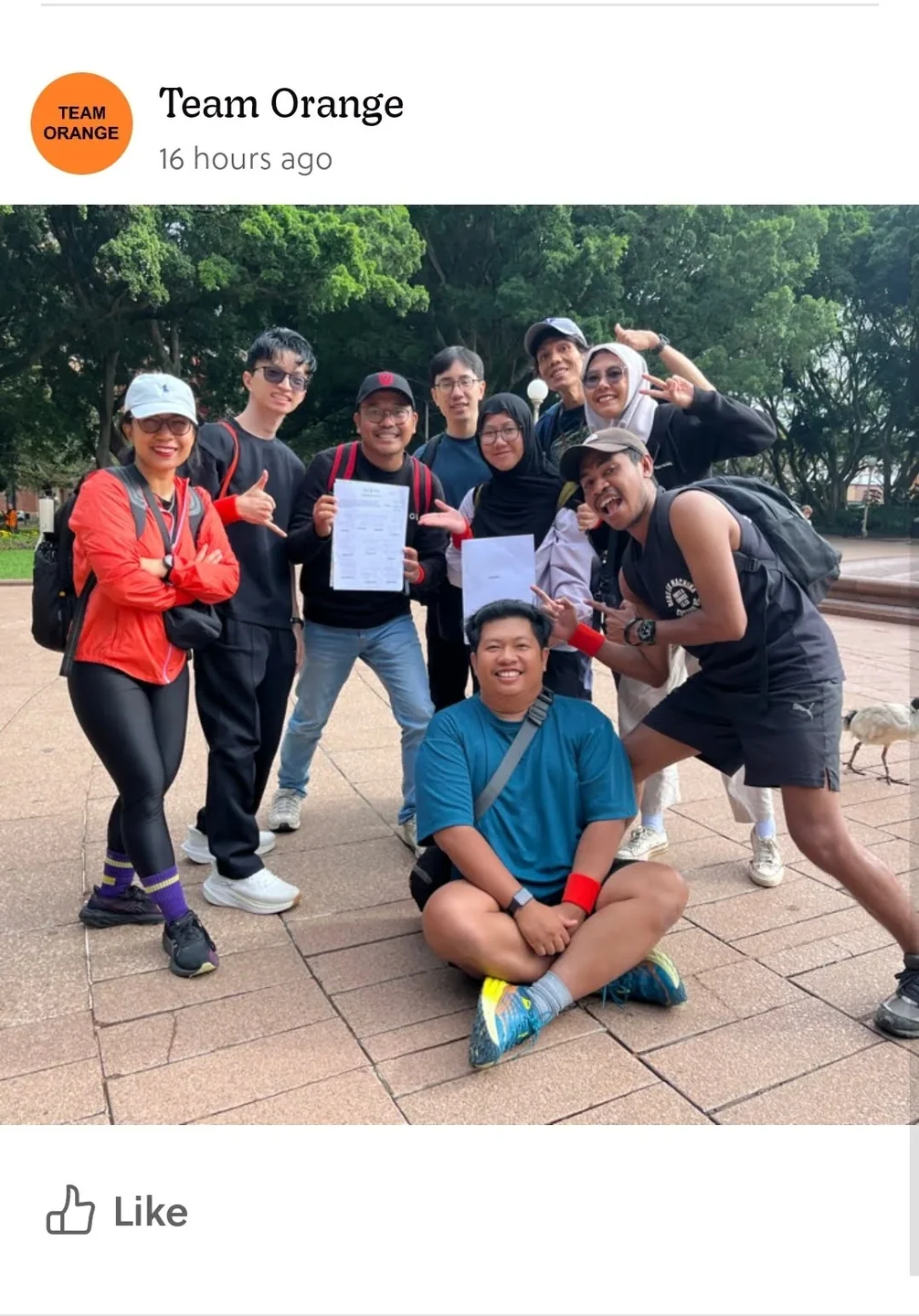 Amazing Race · Team Orange